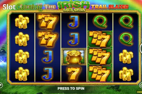 Скрин2. Luck O' The Irish Gold Spins Trail Blazer слот