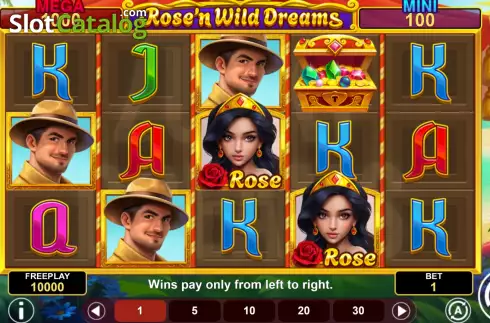 Скрин2. Rose'n Wild Dreams Hold & Win слот