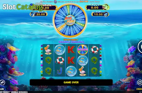 Скрин2. Fishin’ Frenzy Bubble Bonanza слот