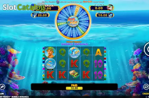 Скрин3. Fishin’ Frenzy Bubble Bonanza слот