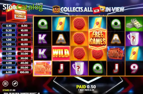 Скрин3. Deal or No Deal: The Banker’s Boost слот