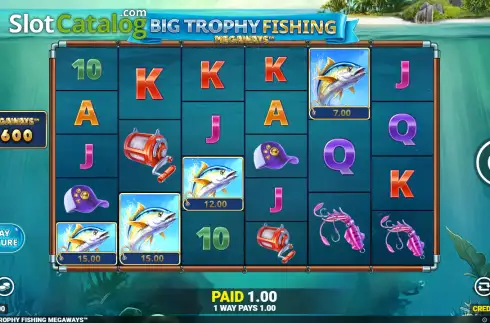 Скрин3. Big Trophy Fishing Megaways слот