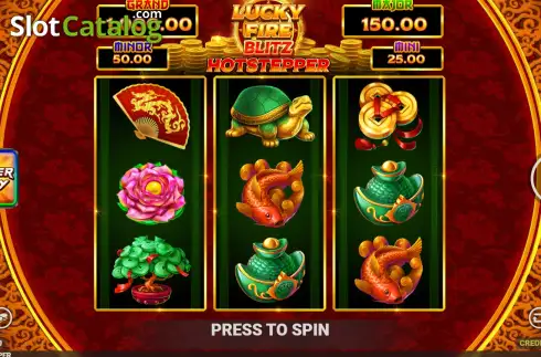 Скрин2. Lucky Fire Blitz Hotstepper слот