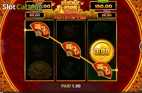 Скрин3. Lucky Fire Blitz Hotstepper слот