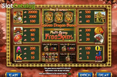 Скрин6. Imperial Dragon слот