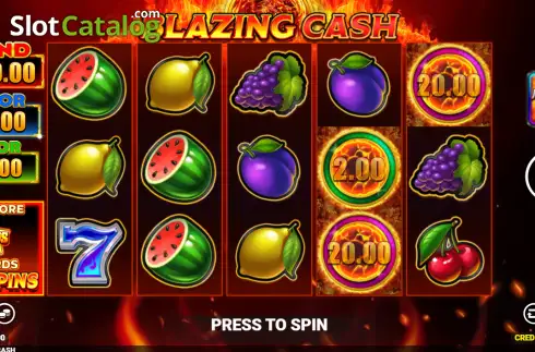 Скрин2. Blazing Cash (Blueprint) слот