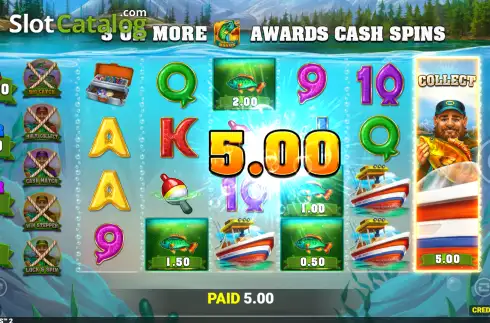 Скрин3. Big Catch Even Bigger Bass 2 слот
