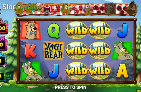 Скрин2. Yogi Bear слот