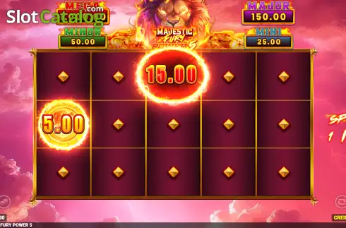 Скрин3. Majestic Fury Power 5 слот