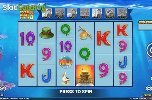 Скрин2. Fishin' Frenzy Even Bigger Fish 3 слот