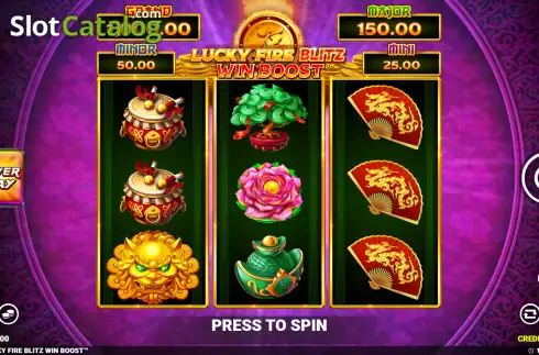 Скрин2. Lucky Fire Blitz Win Boost слот