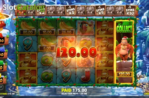 Скрин3. Kong Even Bigger Christmas слот