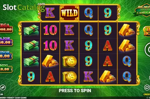 Скрин2. Big Money Frenzy Cash Gains слот