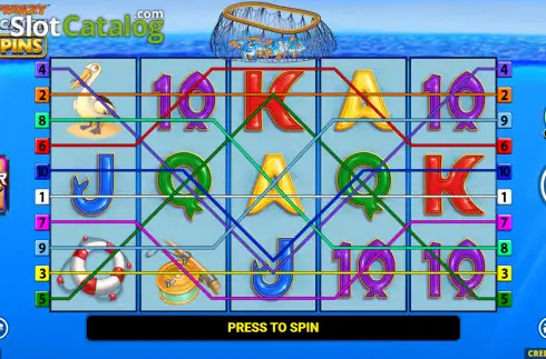 Скрин2. Fishin' Frenzy The Big Catch Gold Spins слот