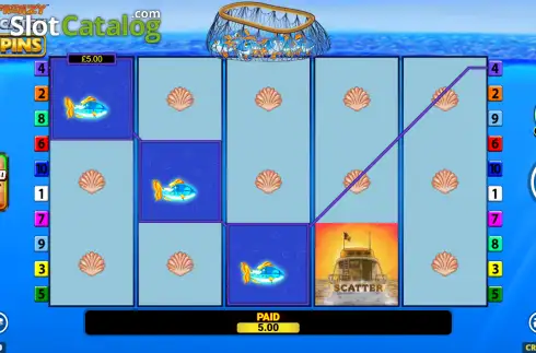 Скрин3. Fishin' Frenzy The Big Catch Gold Spins слот