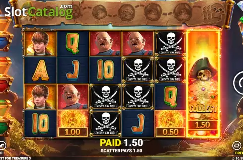 Скрин3. The Goonies Quest for Treasure 3 слот