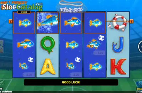 Скрин3. Fishin' Frenzy The Big Match слот