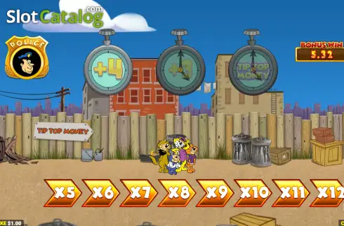 Скрин3. Top Cat Dining For Dollars слот