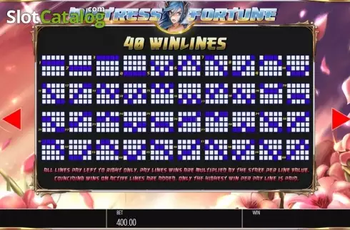 Скрин9. Mistress of Fortune слот