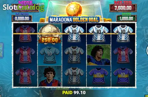 Скрин3. Maradona Golden Goal слот