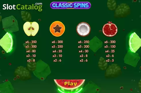 Скрин9. Classic Spins слот