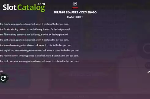 Скрин9. Surfing Beauties Video Bingo слот