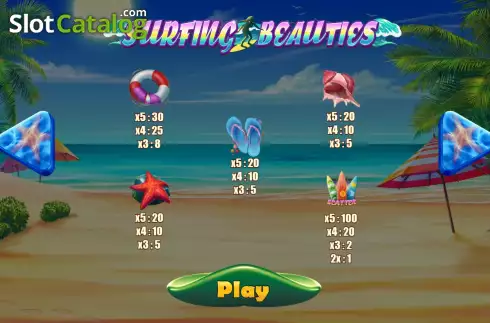 Скрин7. Surfing Beauties слот