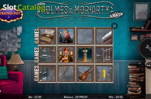 Скрин3. Holmes and Moriarty Scratch слот