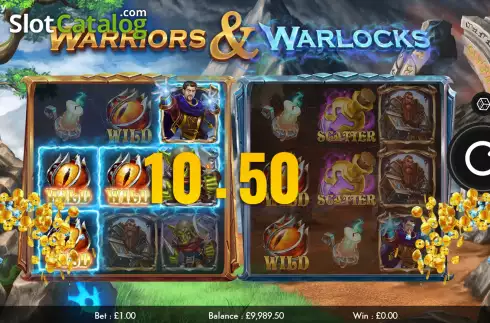 Скрин4. Warriors and Warlocks слот