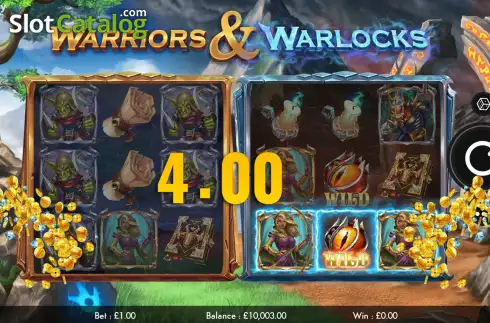 Скрин5. Warriors and Warlocks слот