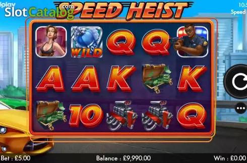 Скрин2. Speed Heist слот