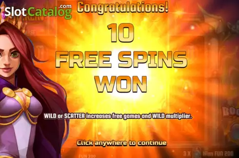 Скрин7. Lady Merlin Lightning Chase слот