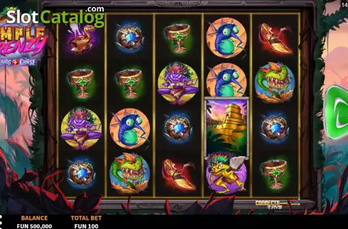 Скрин3. Temple Frenzy Lightning Chase слот
