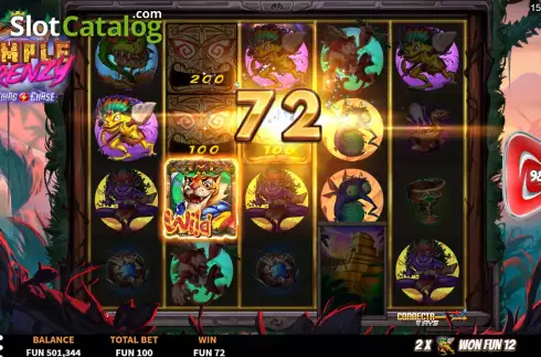 Скрин5. Temple Frenzy Lightning Chase слот