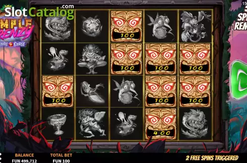 Скрин8. Temple Frenzy Lightning Chase слот