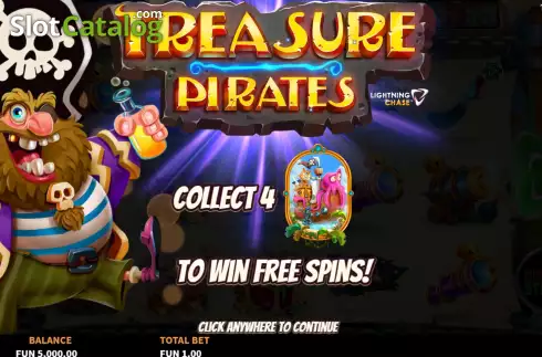 Скрин2. Treasure Pirates Lightning Chase слот