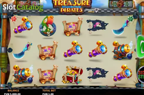 Скрин3. Treasure Pirates Lightning Chase слот