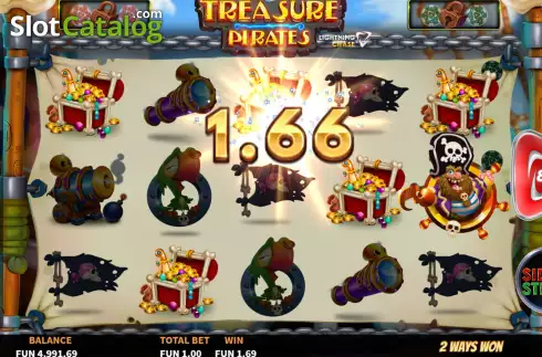 Скрин5. Treasure Pirates Lightning Chase слот