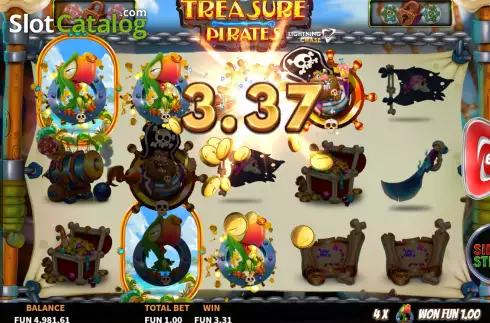 Скрин6. Treasure Pirates Lightning Chase слот