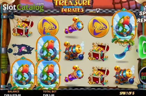 Скрин8. Treasure Pirates Lightning Chase слот