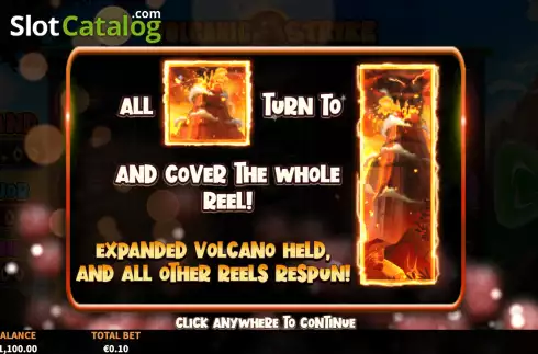 Скрин2. Volcanic Strike слот