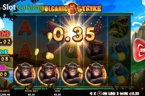 Скрин4. Volcanic Strike слот