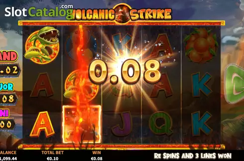 Скрин5. Volcanic Strike слот