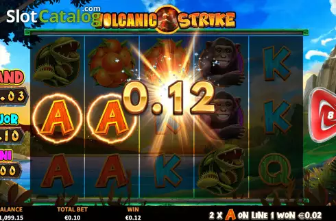 Скрин7. Volcanic Strike слот