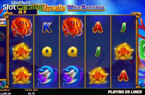 Скрин3. Orca's Wild Bonanza слот
