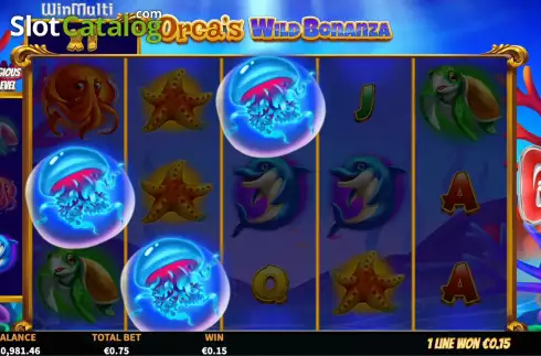 Скрин4. Orca's Wild Bonanza слот