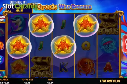 Скрин6. Orca's Wild Bonanza слот