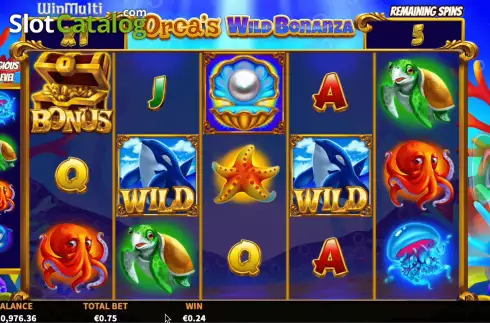Скрин9. Orca's Wild Bonanza слот