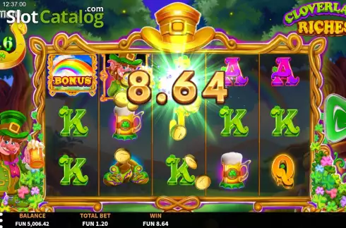 Скрин7. Cloverland Riches слот