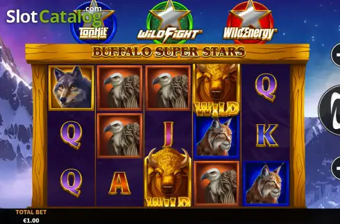 Скрин2. Buffalo Super Stars слот